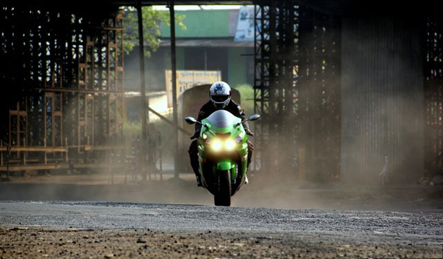 Sheetal Bidaye Motorcycle Rider